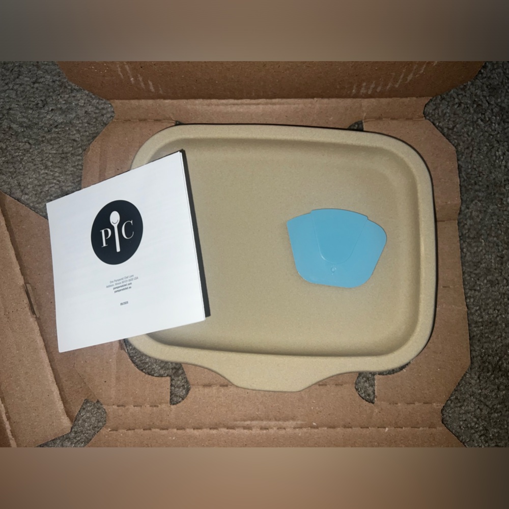 Pampered Chef Small Stone Bar Pan. Brand new with box! Never used.